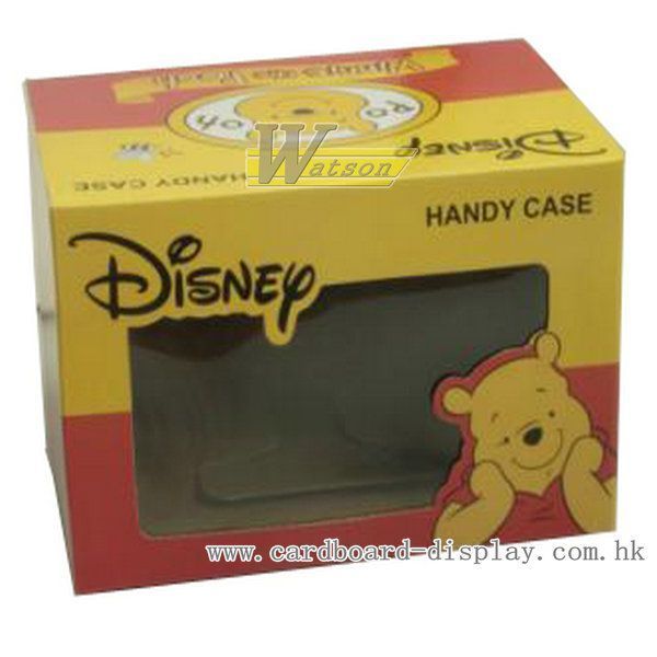 迪士尼玩具PVC开窗扣底彩盒