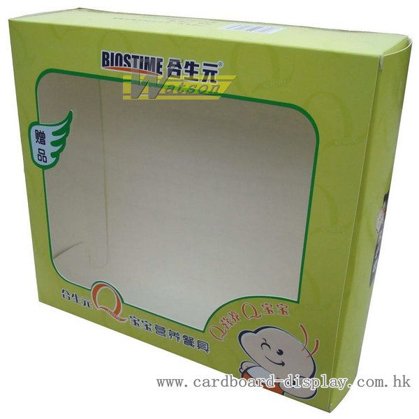 餐具PVC窗口外包装展示彩盒