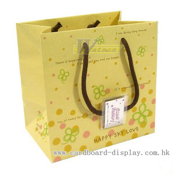 情人节礼物纸袋,香水包装手挽袋
